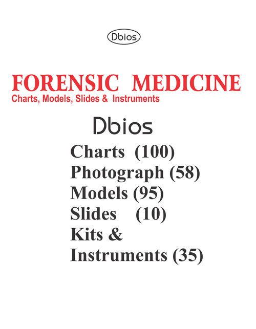 Forensic Medicine Chart, Model, Slide And Instrument